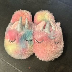Colorful Unicorn Slippers